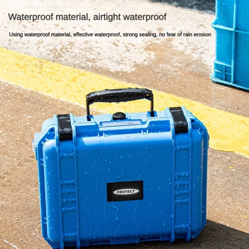 Portable Safety Protection Box With Sponge Thickened Plastic Waterproof Tool Box Camera Instrument Suitcase Equipment Toolbox