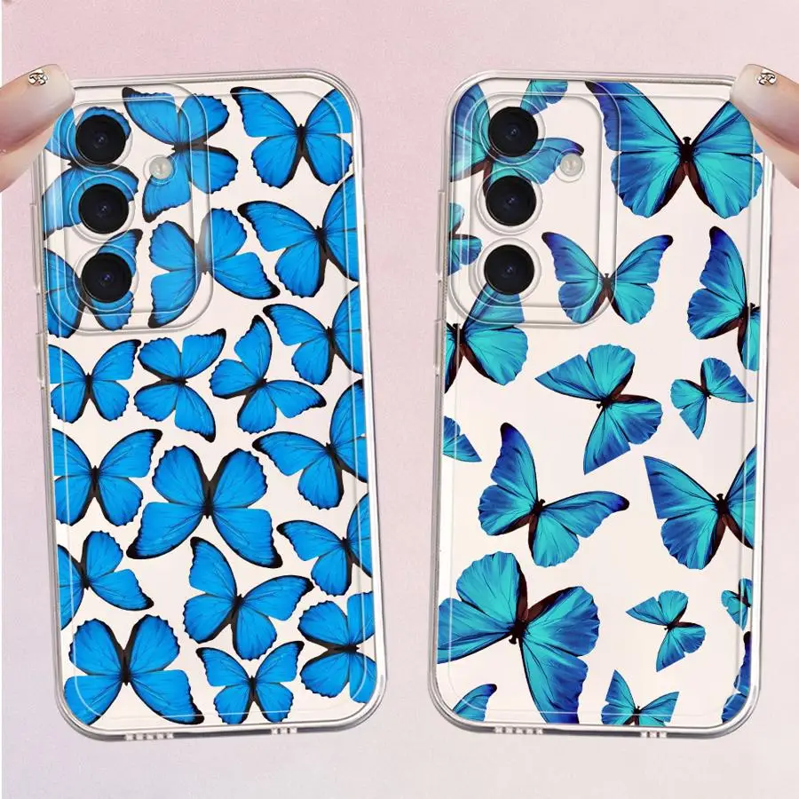 Beautiful Butterfly Phone Cover Case for Samsung Galaxy A14 A16 A25 A51 A54 A15 A52 A31 A33 A52 A56 A50 A36 A13 A34 A35 A26 A24