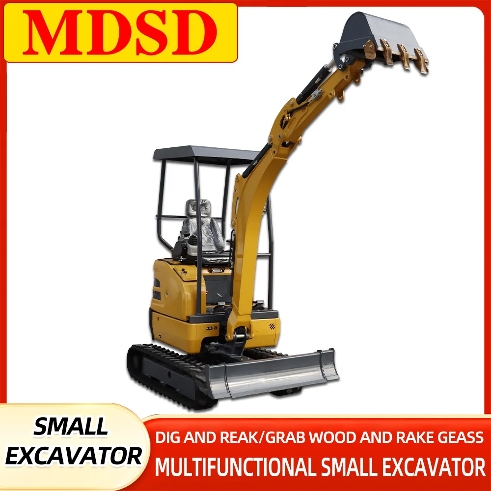 CE/EPA EURO 5 حفارة صغيرة متعددة الوظائف 0.8-2 طن حفار صغير مع جميع أنواع المرفقات حفارة صغيرة حديقة المنزل