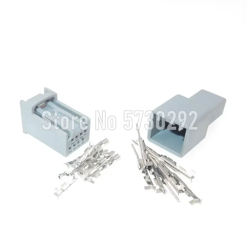 Conector de Cable en Miniatura Serie 8P 0.7, Gris, de Alta Calidad, para Arnés de Cableado de Automóvil, Adaptador Sin Sellado MX34008SF1