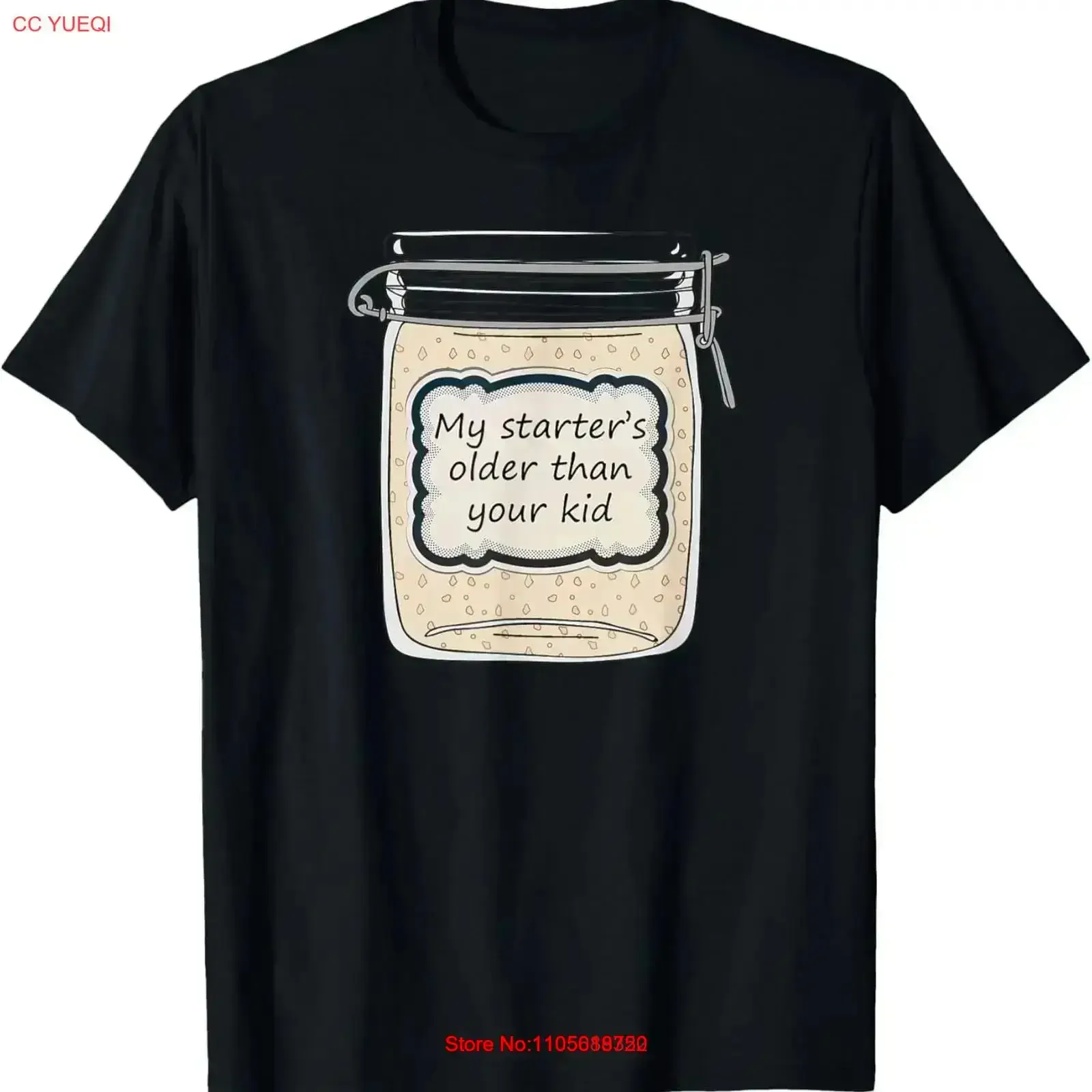 Sourdough My Starter's Older Than Your Kid T Shirt vintage Washed Versatile Stylish Comfortable Top For Everyday Wear vintage