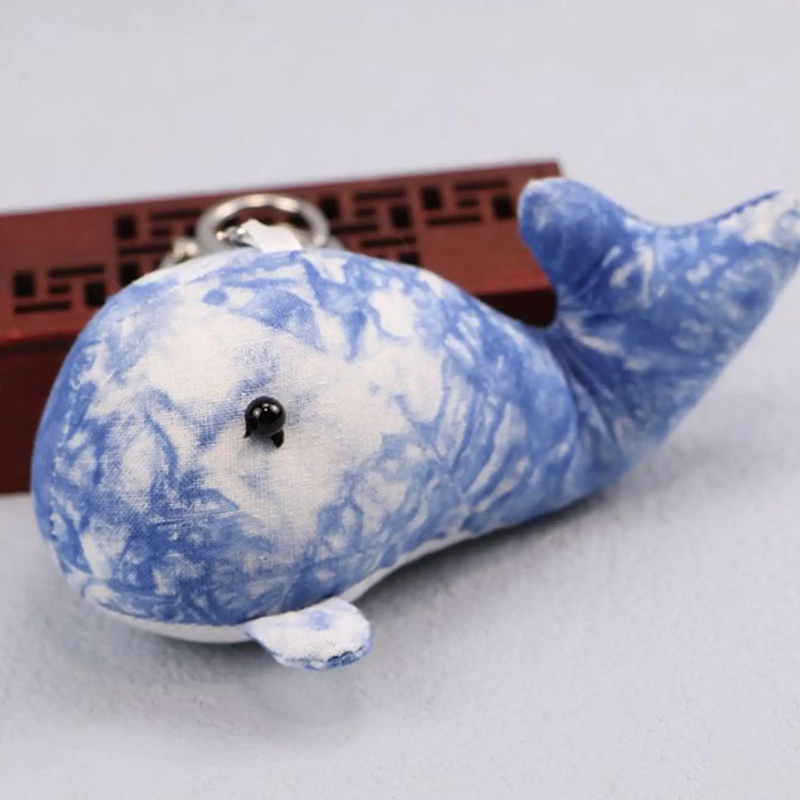 Breloczek Pluszowy Dinozaur Tie-Dye Śliczny Pluszowy Brelok Damski Dodatek do Torebki na Halloween Walentynki Codzienna Kolekcja Boże Narodzenie Samochód