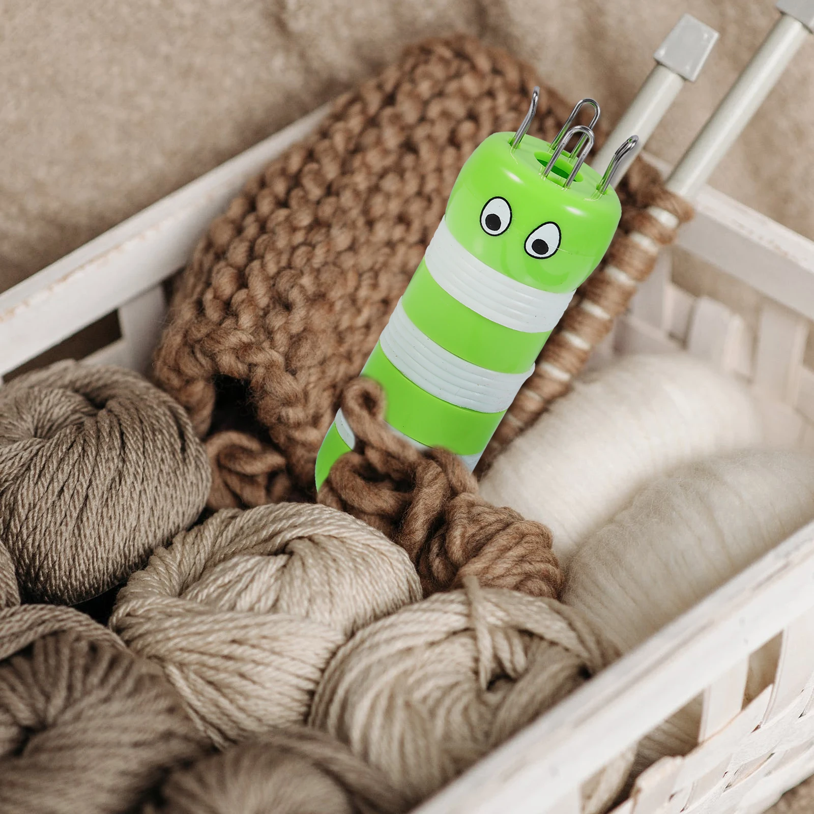 1 قطعة النحل الحياكة يده DIY بها بنفسك أداة النسيج خفيفة الوزن المدمجة مثالية لعشاق الحياكة وعشاق DIY بها بنفسك المتحمسين الفرنسية الحياكة