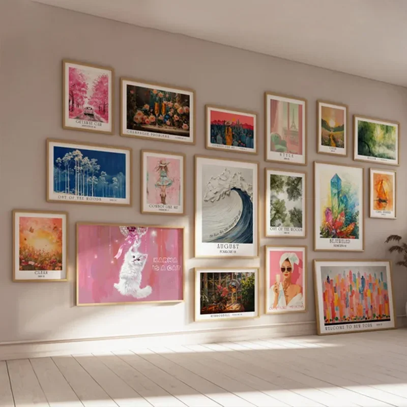

Trendy Modern Landscape Oil Painting People Art Prints Poster Girls Room Bedroom Cure Modern Ideal Gift Canvas Painting Wall Art