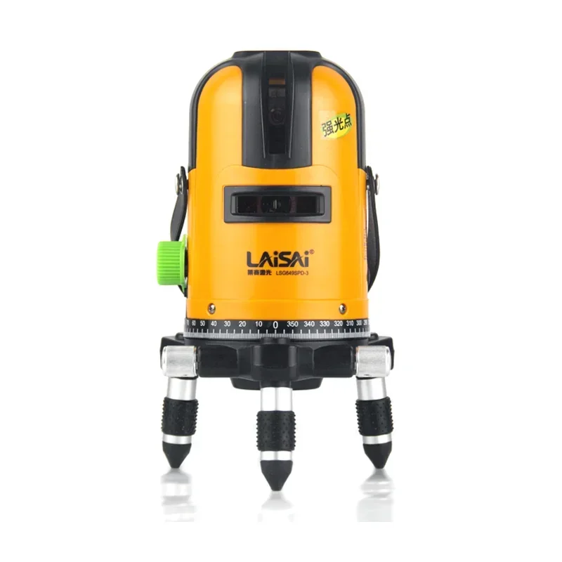 Laisai LSG649SPD-3 Blue and Green Rotary Laser Level 360 Instrument Level Laser for Engineering Surveying and Mapping