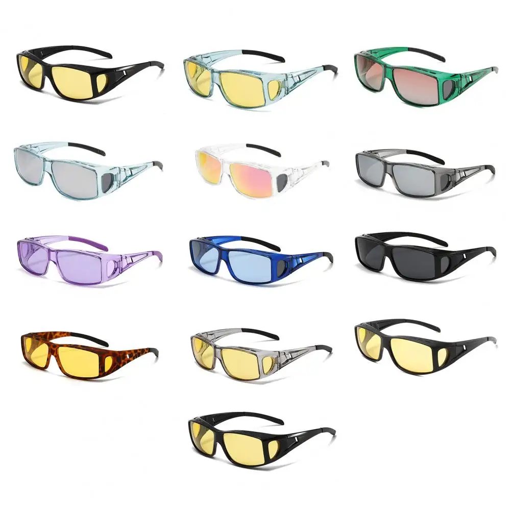 

Night Vision Glasses Polarized Night Driving Glasses Fit Over Sunglasses for Men Women UV Protection Visual Fatigue Relief