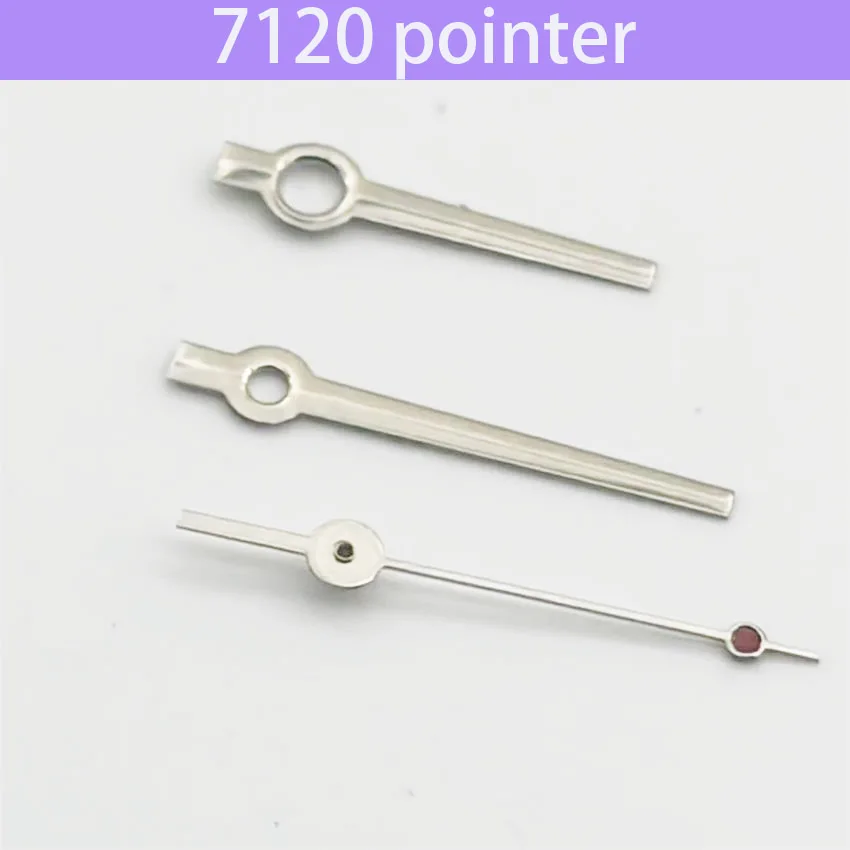 1 Set Watch Hands for 7120 Movement - Hour Minute Second Pointer Watch Accessories Compatible with 7120 Mechanism