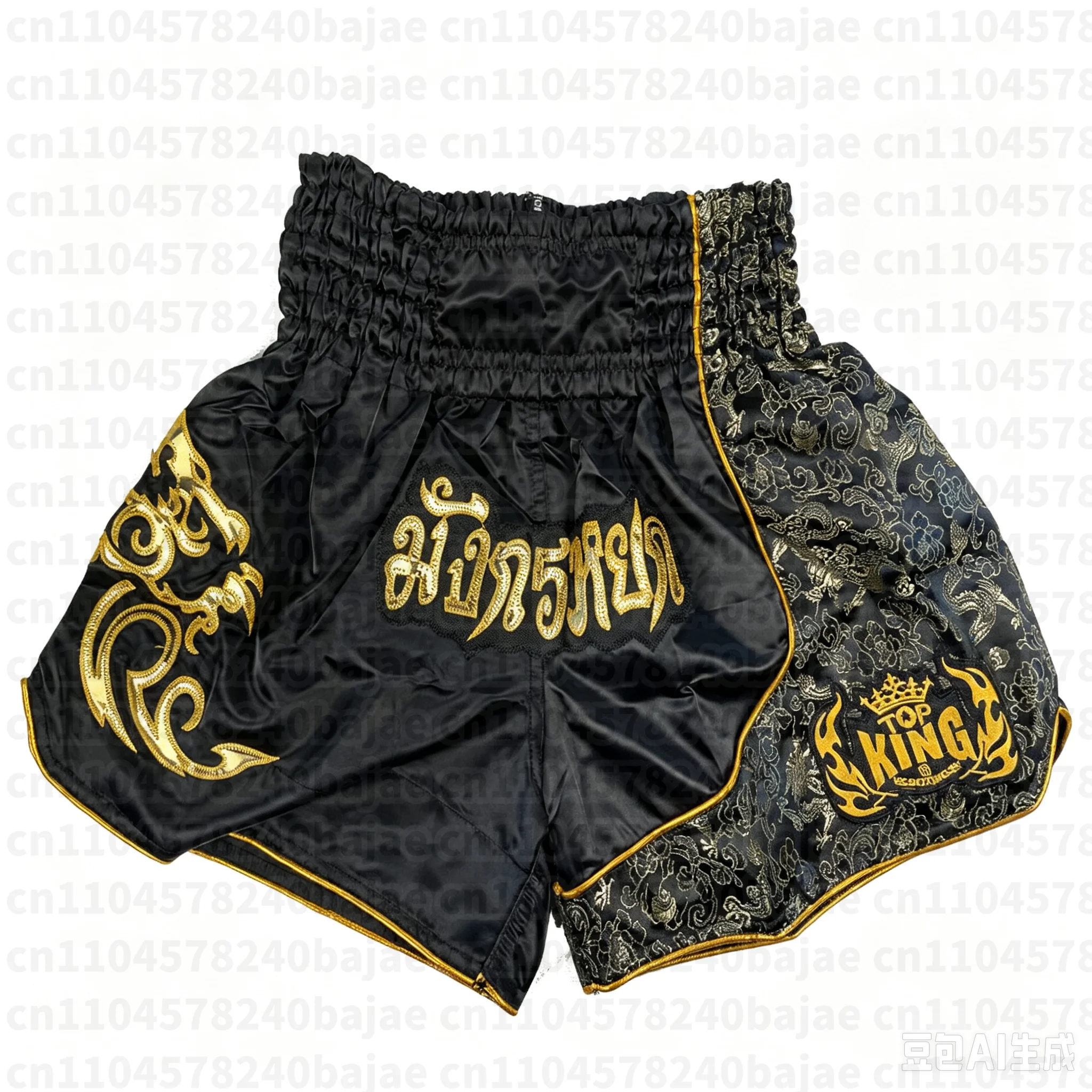 Boxhosen für Männer, Frauen und Kinder, bedruckte MMA-Shorts, Kampf- und Grappling-Shorts, Polyester-Boxhosen, Muay-Thai-Hosen, Thai-Boxshorts – Detail 5