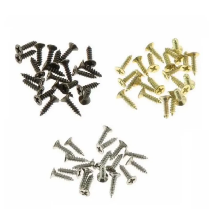 5000pcs M2 Golden Silver Bronze Black Length  4 Color Steel Phillips Flat Countersunk Head Self-tapping Wood Screw