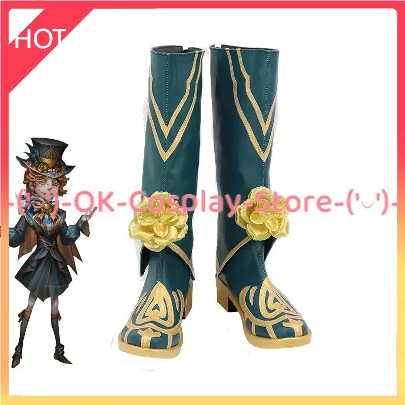 Game Identity V Acrobat Mike Morton Cosplay Shoes Halloween Carnival Boots PU Shoes Cosplay Props Custom Made