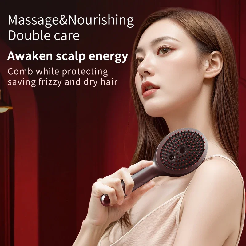 

Electric Vibration Massage Comb Portable Hair Follicle Comb Scalp Oil Liquid Applicator Head Massager Hair Growth Anti Loss Care
