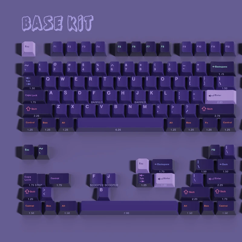 Original Design Keycap ฮาโลวีนโปรไฟล์เชอร์รี่วัสดุ ABS Poltergeist คีย์บอร์ด Keycaps