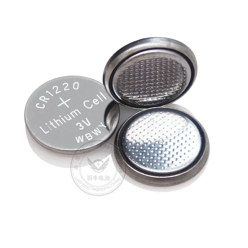 50PCS CR1220 Button Coin Cell Battery for Watch Car Remote Key ECR1220 GPCR1220 5012LC 3V CR 1220 Lithium Batteies