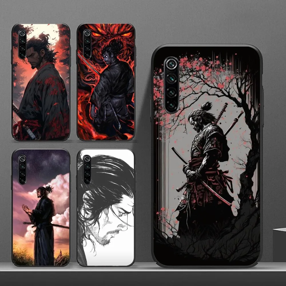 Miyamoto Vagabond Mobile Cell Phone Case for Realme GT 2 9i 8i 7i Pro X50 X2 C35 C21 C20 C11 C3 Black Soft Phone Cover Funda