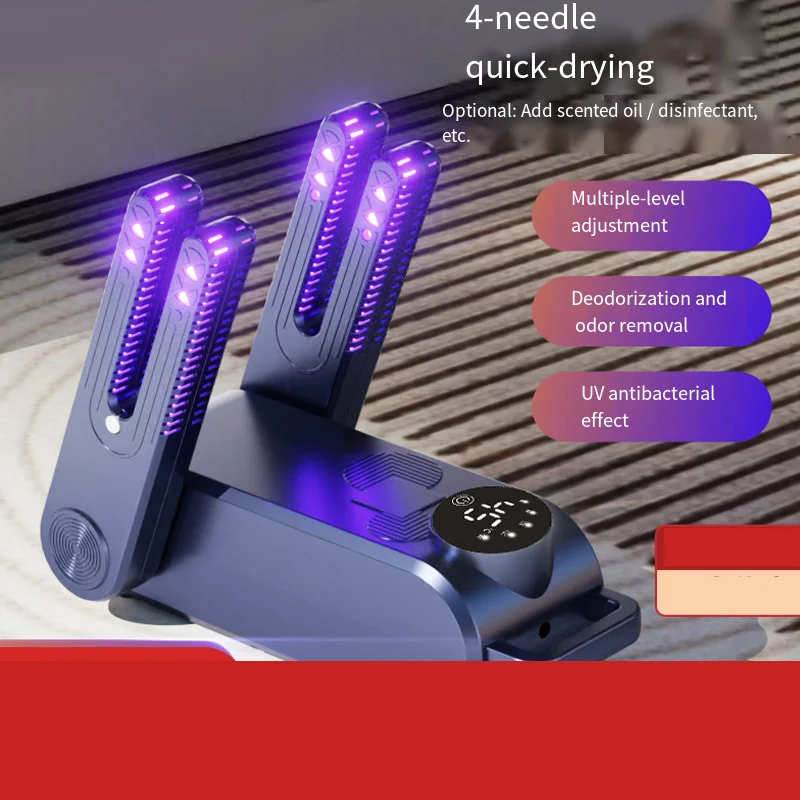 HOMFISH 220V Electric Shoe Gloves Drying Machine  Drier Odor Deodorant Heater Hats Socks Shoe Dryer EU Plug image 5