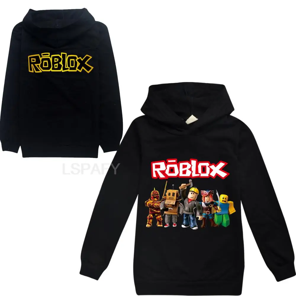 ROBLOX-Sudadera con capucha para niño y niña, suéter de primavera y otoño, ropa infantil, regalo de Navidad