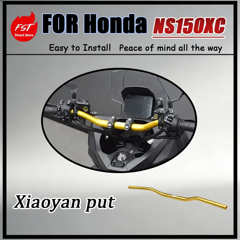 For Honda NS150XC Golden Swallow-Shaped Handlebar Scooter Modification Parts for Improved Handling Feel And Visual Quality
