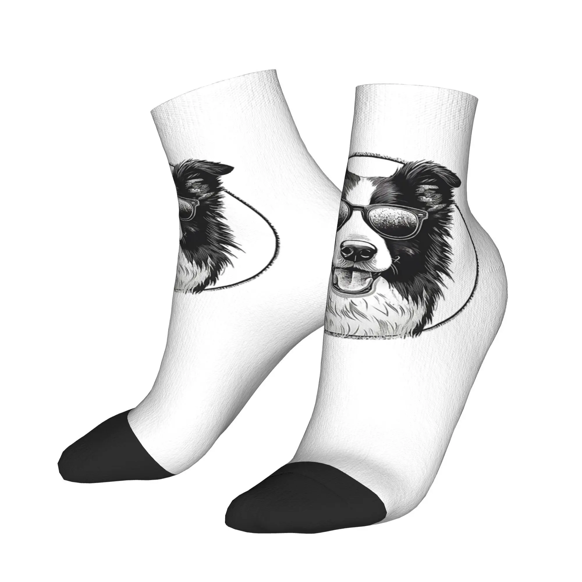 

Носки бордер-колли, супер мягкие чулки в стиле Харадзюку, всесезонные носки, аксессуары для мужчин и женщин, подарок на день рождения