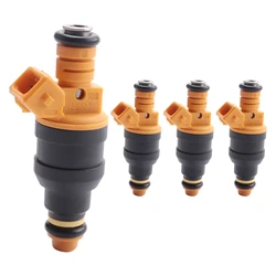 4PCS Car Fuel Injectors Set 0280150762 Fit For Peugeot 405 505 Volvo 240 244 245 740 780 940 1.9L 2.2L 2.3L