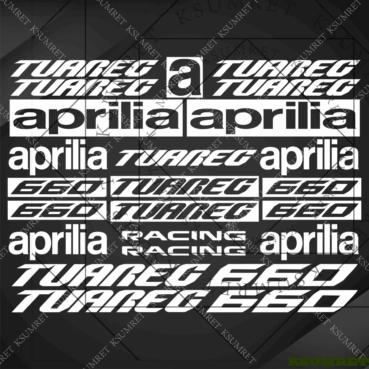 

For Aprilia Tuareg 660 Stickers Motorcycle Sticker Decal Moto Helmet Kit