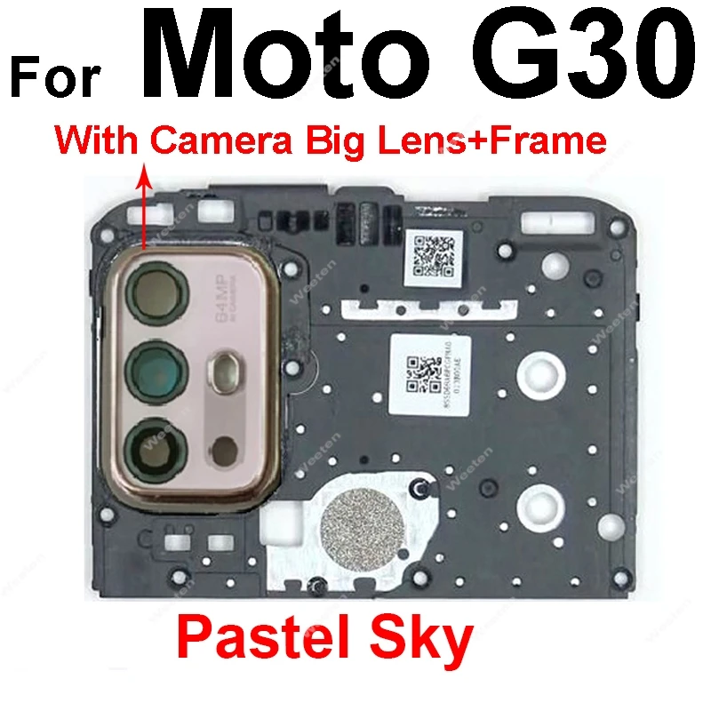 Antenna Motherboard Mainboard Cover For Motorola MOTO G10 G20 G30 G60 G60S G100 Rear Camera Lens Glass with Frame Spare Parts