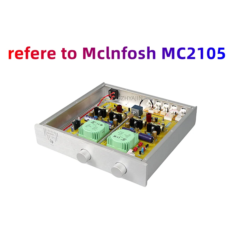 Copy/Study  Mclnfosh MC2105 combined with Preamp Amplifier circuit HIFI Preamplifier Power Amplifier