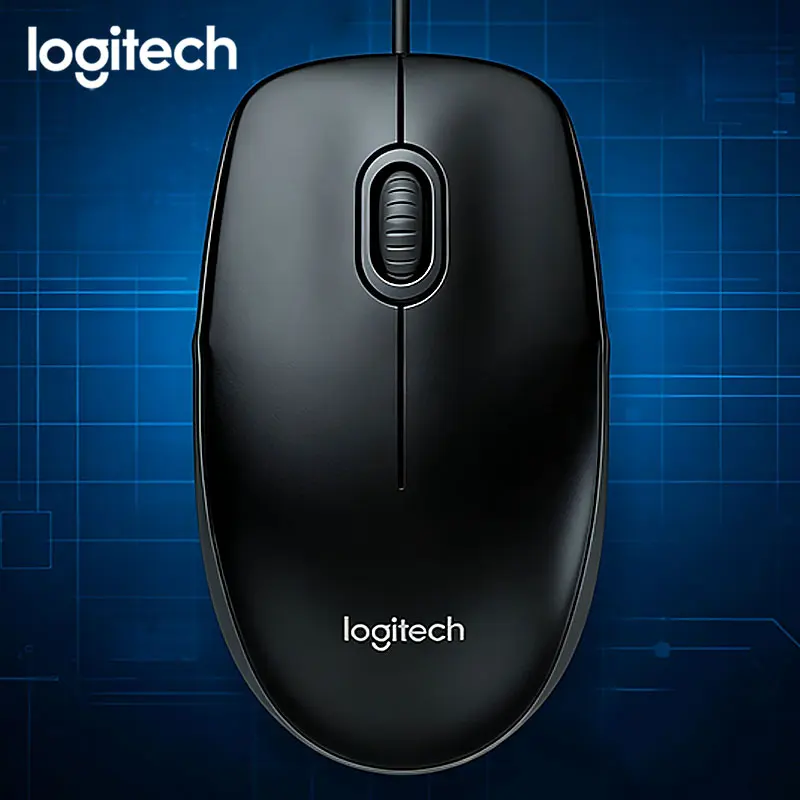 

Logitech M100R Exclusive dual-mode wired silent mouse for workplace workers, ergonomic lightweight office tool