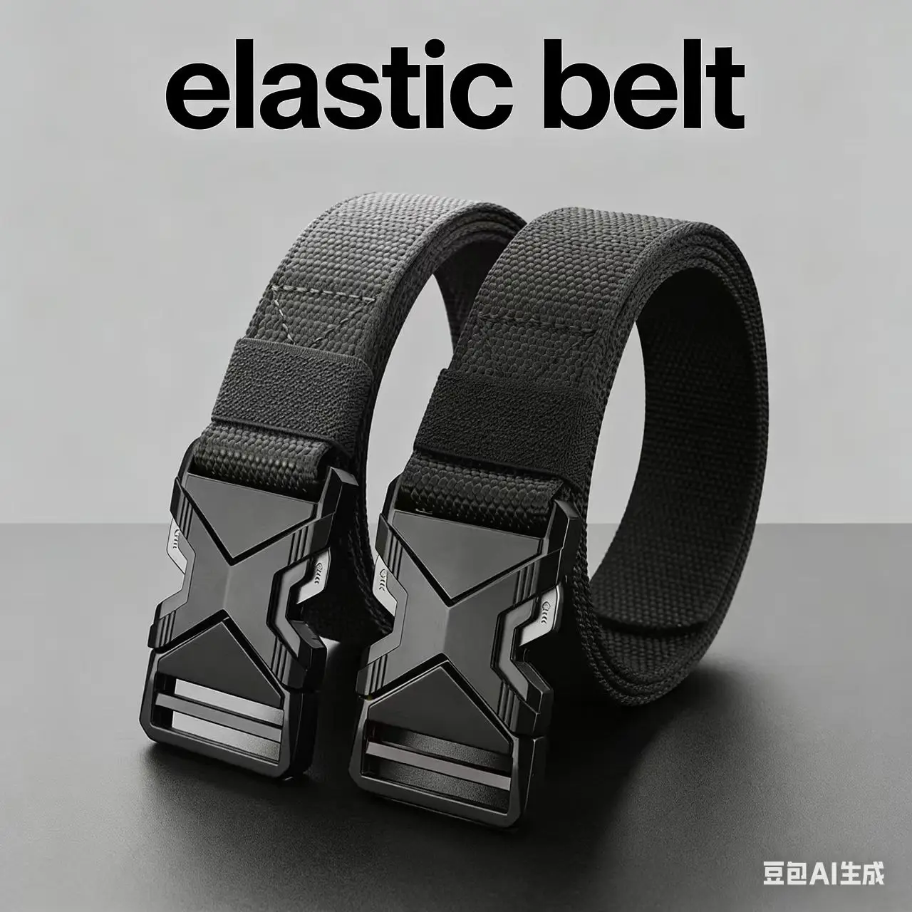 Novo Cinto Tático Masculino para Atividades ao Ar Livre, Cinto Tático Reforçado para Esportes e Lazer, Cinto Elástico para Calças Masculinas