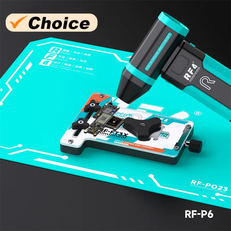 

RF4 RF-P6 Portable Air Blower 5 Wind Speeds Overdrive Gear Night Light for Motherboard Phone Car Dust Removal and Cooling