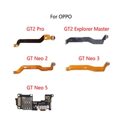 USB Charge Dock Charging Port Socket Jack Plug Connector Flex Cable For OPPO Realme GT2 Pro / GT Neo 2 3 5 / GT2 Explorer Master