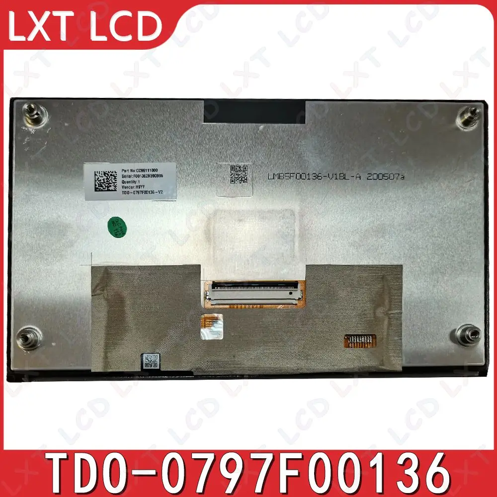 

LCD Screen Display Panel For TDO-0797F00136-V6 TDO-0797F00136-V3 LMB5F00136 For KIA Hyundai Radio navigation Touch Screen
