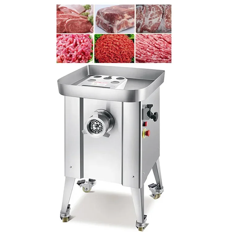 Large Capacity Meat Grinder Machine Sausage Making Frozen Minced Meat Mincer Grinding Machine