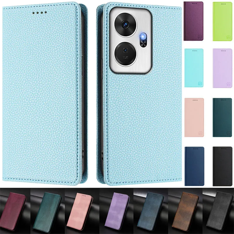 

P55 Magnetic Case for itel P55+ P55 Plus P40 P38 P 55 4G 5G Leather Flip Stand Wallet Case for itel P55+ Phone Back Cover Capa