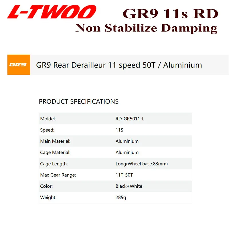 LTWOO GR9 1x11 Speed,11s Road Groupset, R/L Shifters+Rear Derailleurs, gravel-bikes Cyclo-Cross, ltwoo 11 speed 11-50T cassette