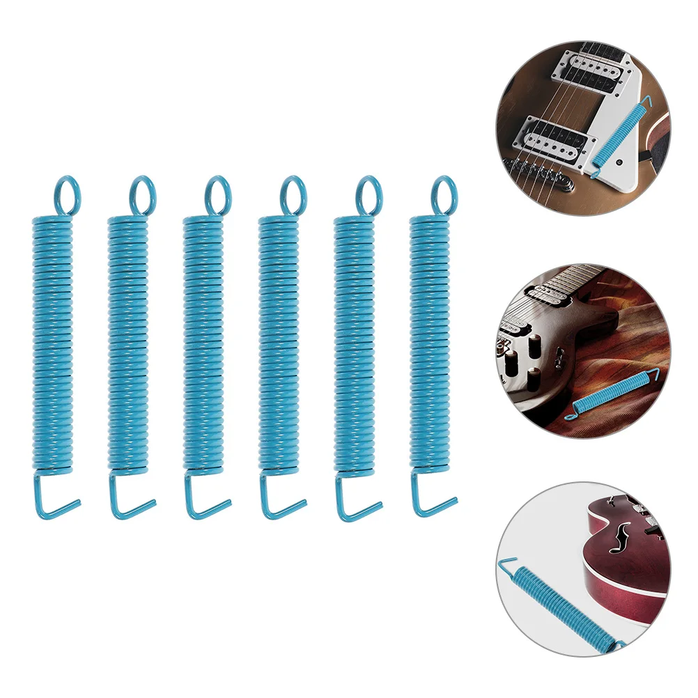 

6Pcs Metal Electric Guitar Tremolo Bridge Springs Guitar Accessory Replacement Set Color