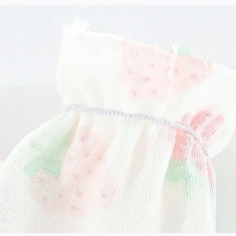 5 Paar Baby handschuhe für Neugeborene 100% Baumwolle 0-3 Monate Säugling Anti-Grab Gesicht Anti-Eat Handschuh niedlich bedruckte Neugeborenen Baby