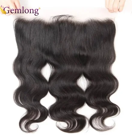 Pre-Plucked 180% 8-20 Inch Body Wave 13x4 Lace Frontal Brazilian Remy Human Hair With Baby Hair Natural Color Raw Indian Hair