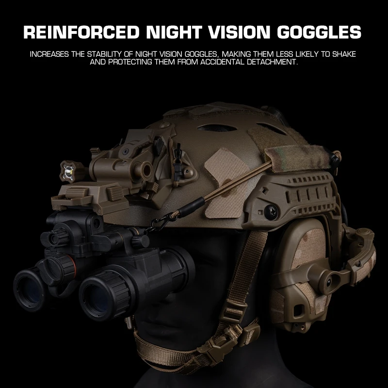 Strap NVG elástico retención – Cuerda antipérdida gafas visión nocturna - imagen 4