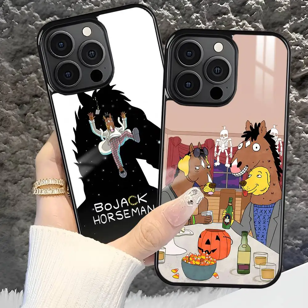 B-ボージャック・ホースマン iPhoneケース MagSafe対応 磁気式 iPhone 16 15 14 13 12 11 Pro Plus Max Mini ワイヤレス充電対応 スマホケース