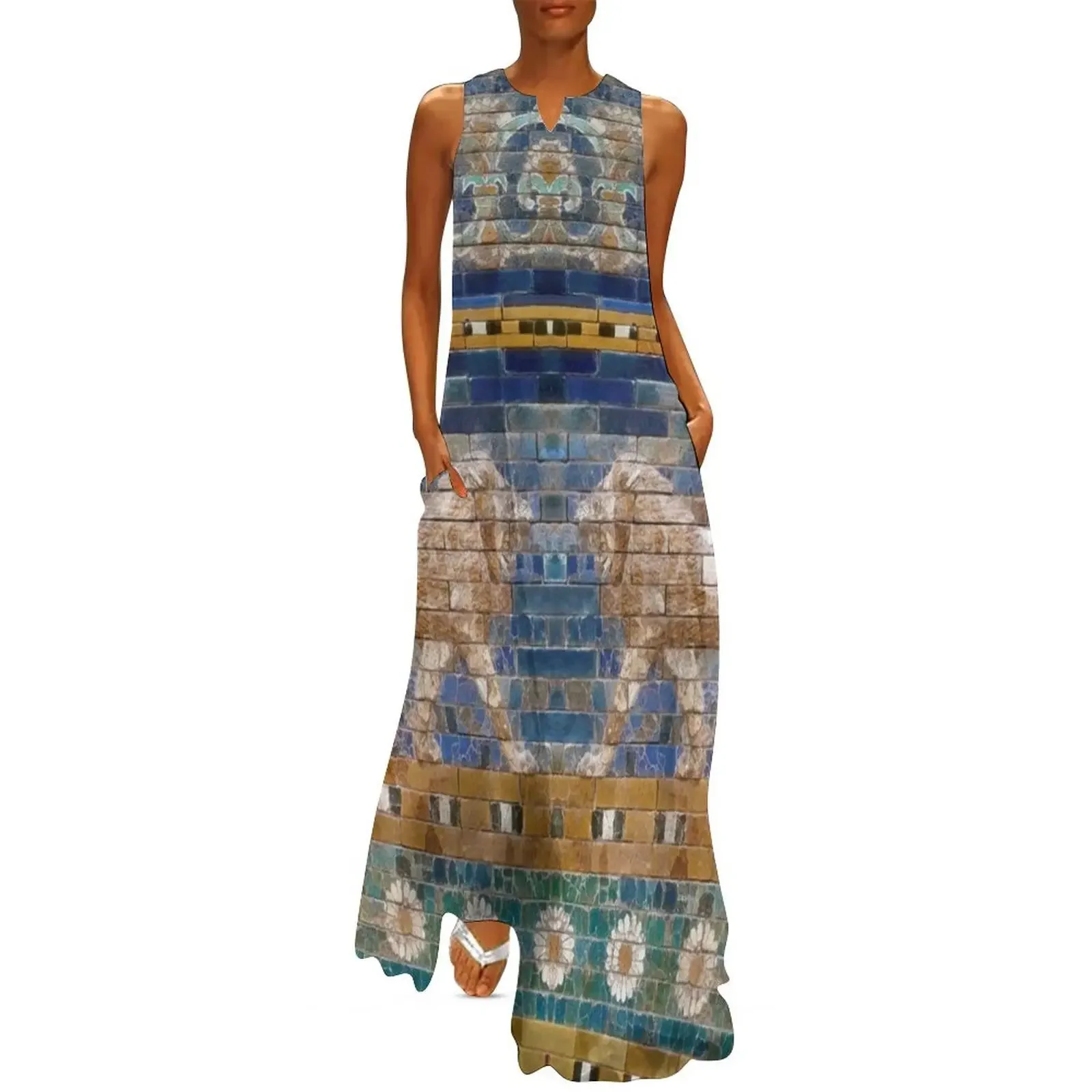 

Lions from Babylon Long Dress Women's summer skirt dress women summer elegant women's sets Dress