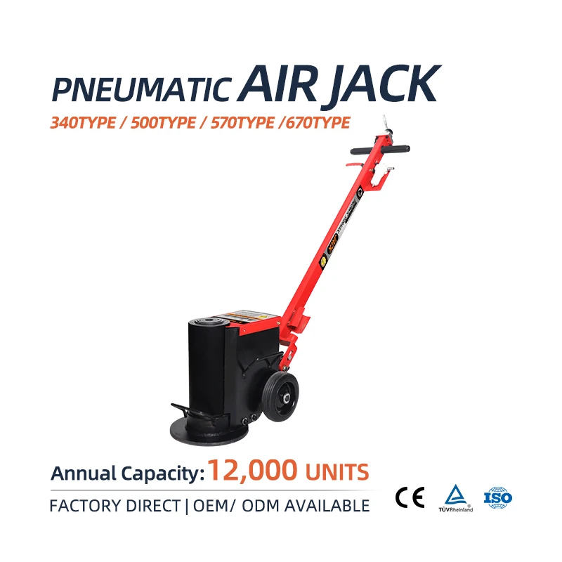 

High Lift Heavy Duty Steel Industrial Truck Air Jack for Vehicle Maintenance