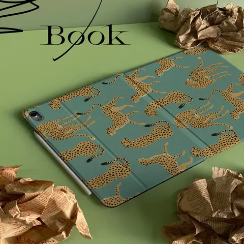 Personalized Custom Name Light Green ipad case For Apple Air 10.9 iPad Pro 2020 Cover for iPad 10.2 11 12.9in 2021 Mini 5 6 Case