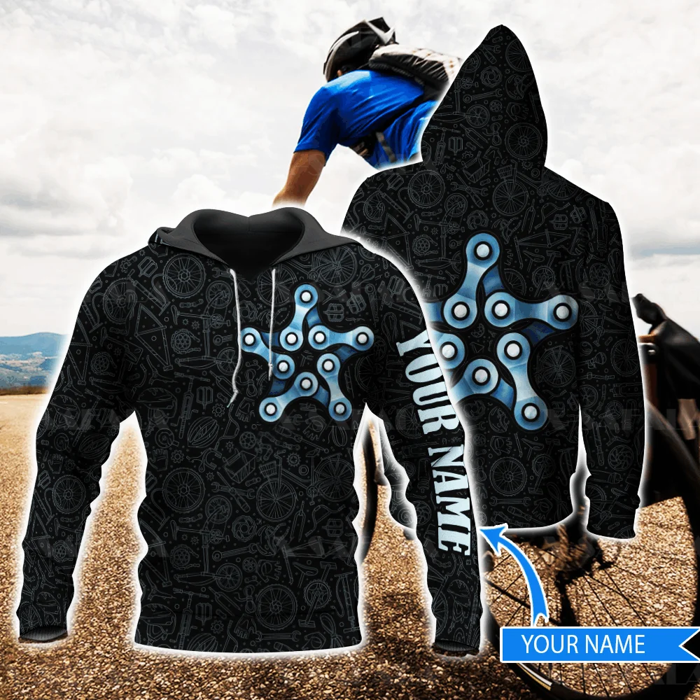 

Cycling Freestyle BMX Dirt Bike Cross-Country Bicycle 3D Full Print Hoodie Man Women Outwear Zipper Pullover Sweatshirt Unisex-2