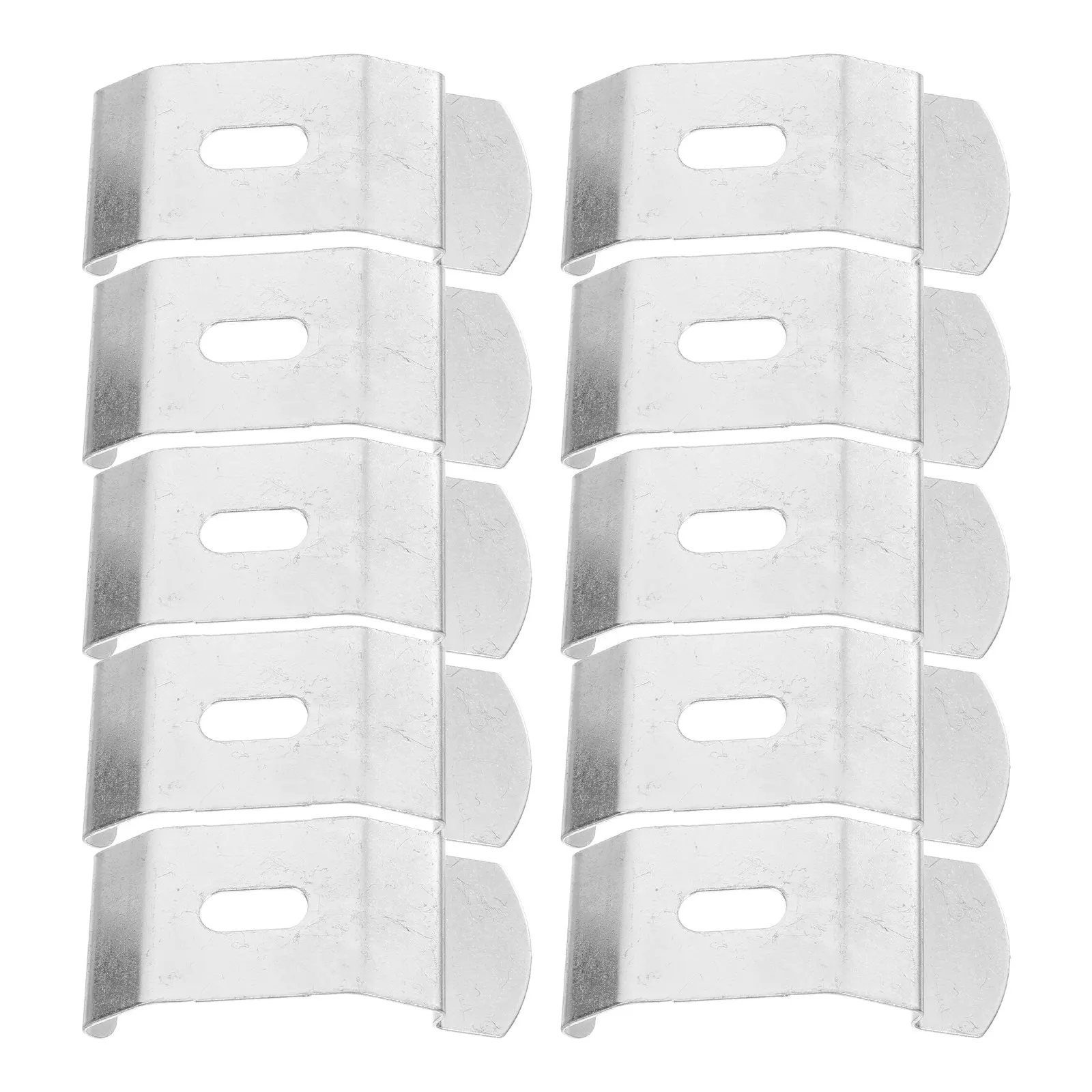 1Set Vertical Blind Ceiling Mount Brackets Heavy Duty Iron Louver Bracket for Louver Curtains Universal Fit Lightweight Modern