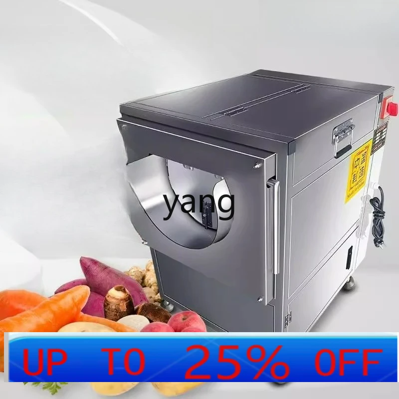 

LTT potato peeling machine commercial automatic brush type taro ginger lotus root electric cleaning machine