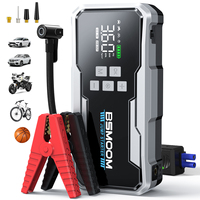 26800mAh/21800mAh Car Jump Starter Power Bank Air Compressor Emergency Battery Booster Starting Device Charger Diesel Petrol