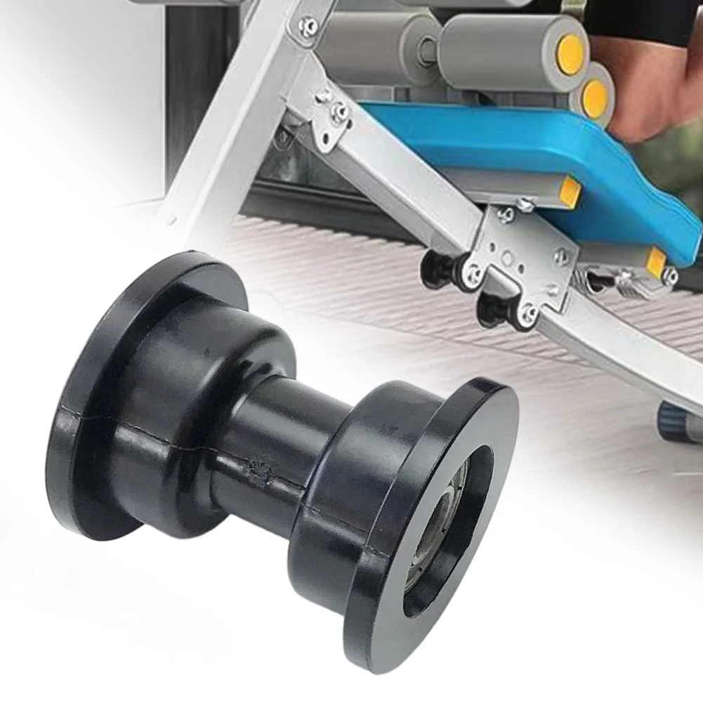 Bearing Roller For Abdominal Exerciser Machine 1.5 Inch Square Tube Guide Replacement Wheel For Rowing Equipment Plastic