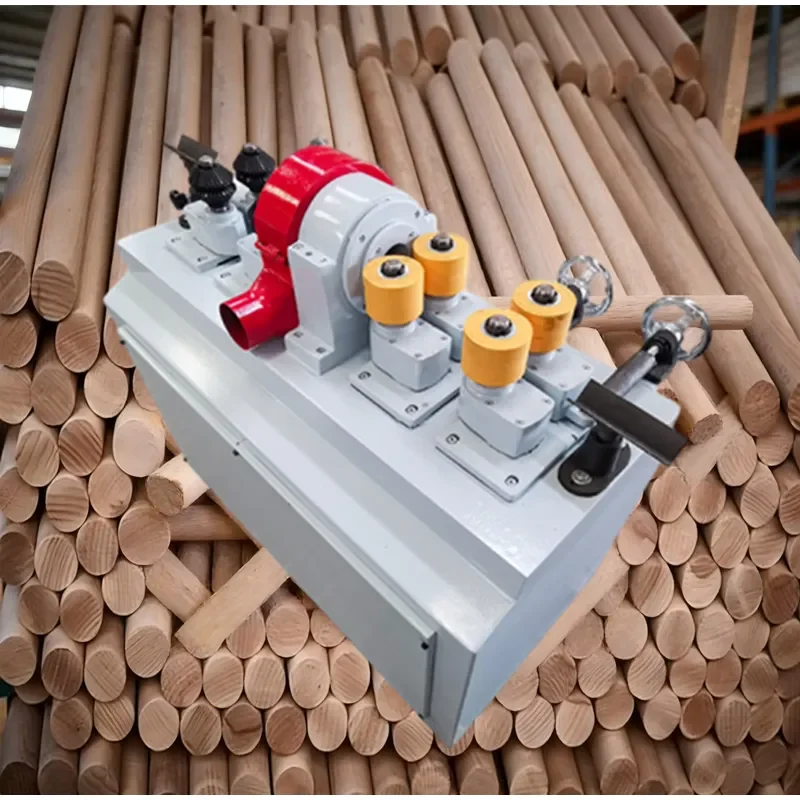 Factory Outlet High Speed Automatic Wood Broomstick Making Machine Broom Stick Making Machine Round Rod Making Machine