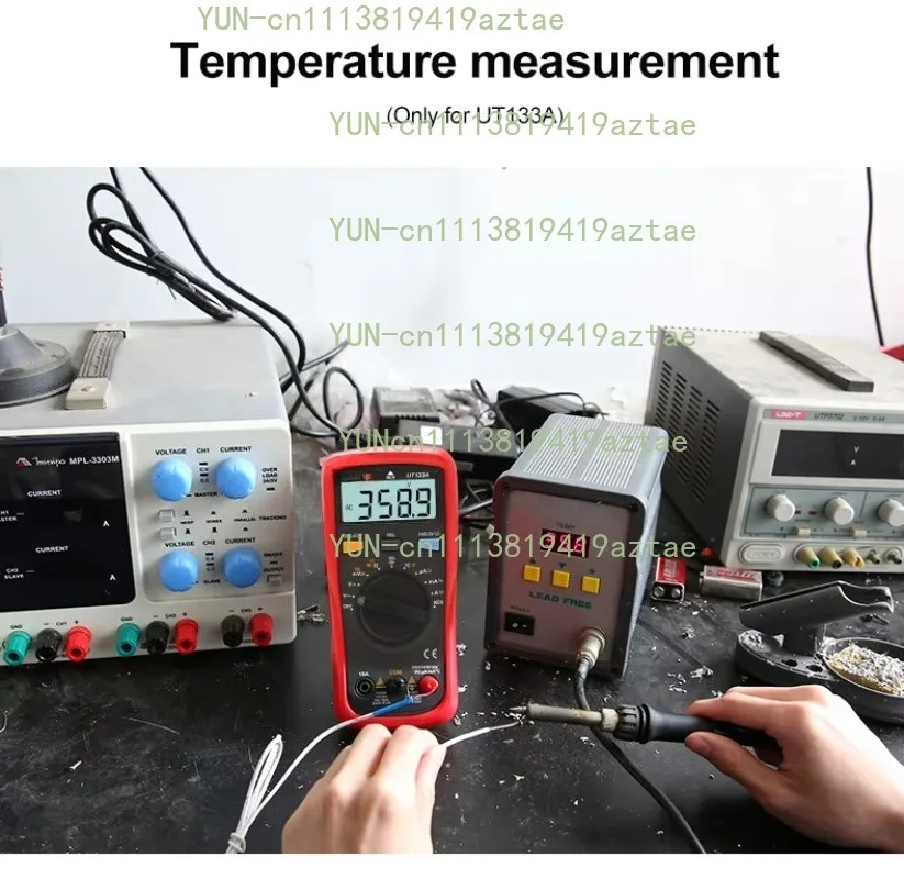 UT133A Digital Multimeter 600V 10A High Voltage Warning Auto Power Off 6000 Counts Measuring Tool