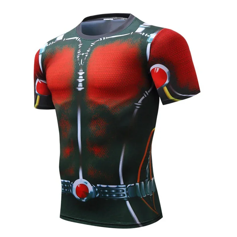 New 2019 Mens Fitness T Shirt Spider Hero Super Captain T Shirt Costume Superhero Mens Tees